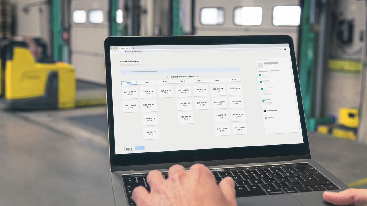 Reduce truck idle times with appointment scheduling management