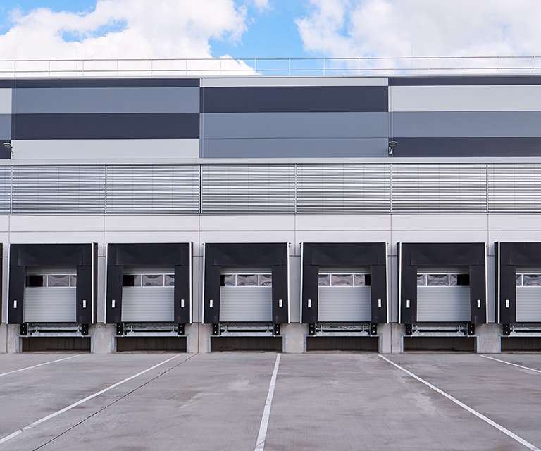 Warehouse with Dock Doors